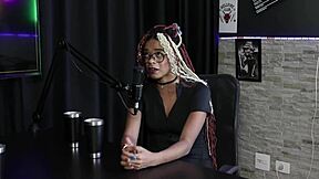 she spills how porn started with fanfic heat, dp thrill, and daddy questions in sheer red