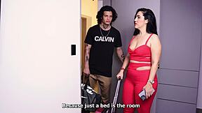 Stepson beds big ass stepmom in hotel - ready to fuck?