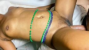 AFRICAN MONSTER COCK DEEPTHROATS THEN POUNDS PETITE WET PUSSY