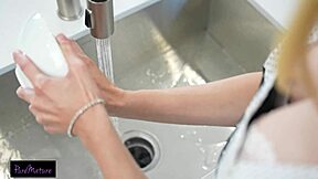 whoa 😍 slutty cougar rides monster cock doggy to creampie! petite milf filled up 🥛