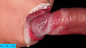 i gave sloppy bj cum twice in mouth asmr closeup 😩💦