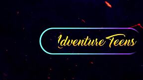 little lore loves two bbc's deep in her ass during 3on1 dap balls deep