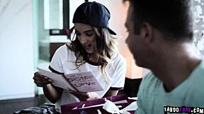 Chad White, teach your lesbian stepsis Uma Jolie hot sex and pop her virgin tight cunt?