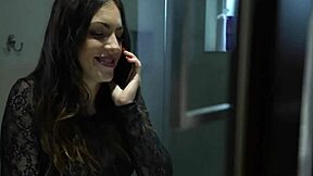 Valentina Bellucci eagerly watches hubby with massive cock deepthroat