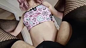 bubblegum princess pegs you hard with her strapon dildo femdom style