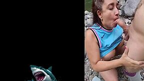 Venezuelan stepmom raw riverside fuck