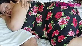 stepmom milf rides young guy while hubby's watching damn