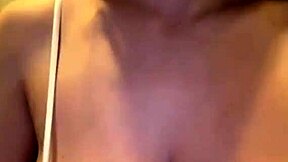stepmom's huge milky tits get jerked off on outdoor