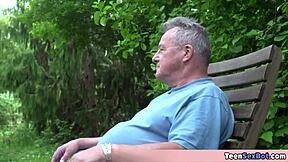 cute brunette nurse rides older patient's cock in hospital treatment