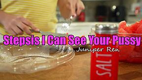 oh god juniper ren's begging stepbro give every drop creampie while she rides cowgirl wild