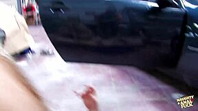 Slut In Heels Gets Rough Anal Banged By Old Guy At Car Fair 🚗🍑💦