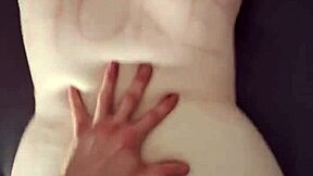 thick german bbw teen bent over doggy fucked rough then cum-covered again!