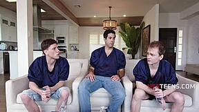 pass that teen pussy around for gamenight, boys