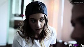 Chad White, teach your lesbian stepsis Uma Jolie hot sex and pop her virgin tight cunt?