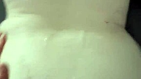 thick german bbw teen bent over doggy fucked rough then cum-covered again!