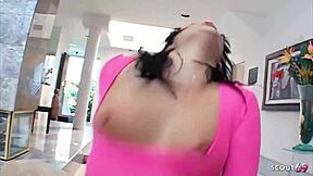 black hair bombshell jezebelle bond small tits hard fucked facial 💦