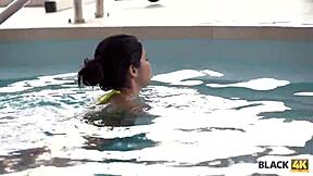 Teen Madelina Dee takes massive BBC from coach in big house