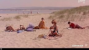 clotilde courau charlotte rampling topless celeb boob tease