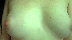 playing with my small perky nipples up close 😊