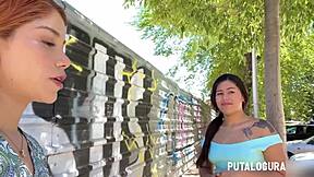 Putalocura - teen marina gold catches sensual colombian lorena s... fucks her with strapon! 🔥🍑💦