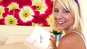 tessa taylor's cute blonde face takes huge cock pov blowjob cumshot