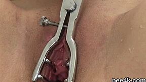 RAVISHING MODEL PEE HOLE FULL. Squirts hard after!