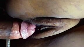 Skinny teen split wide fucked hard doggystyle by big black cock