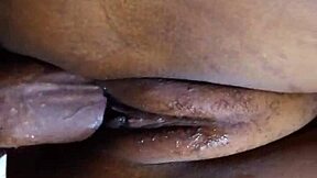 Skinny teen split wide fucked hard doggystyle by big black cock