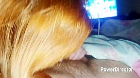 cute emo redhead nerd swallows bfs cum pov homemade 😋💦