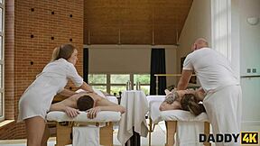 What spicy anal fun awaits daddy's young shaved slut?