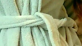 cute pigtails student so horny after shower gropes boobs pussy