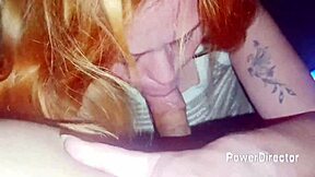 cute emo redhead nerd swallows bfs cum pov homemade 😋💦