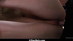 🛑 shoplifter teen caught by officer garage ripped clothes fucked hard! 🚨