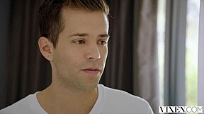 vixenplus ebony teen rides roommate's cock doggystyle in dorm