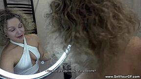 blonde vanessa devis fucks hard in front of husband cuckold style