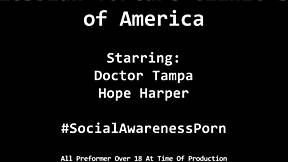 Lesbian Torment in Hospital: Hope Harper Spreads for Latex Play