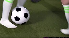 Stepbros And Stepsis Workout Turns Into Taboo Group Soccer Fuck Fest?