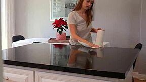 oh man jill kassidy's tight pussy gets pounded doggy then she gulps down that mouthful of hot cum