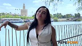 curvy latina sofia hunts young studs for rough outdoor fantasy fucks 😈🍑🔥