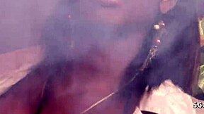 black ebony jasmine webb cosplay tease leads to multiple squirting orgasms in lesbian play