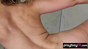 super flexible canadian dakota burd teases big natural tits nude on ring 💋🌀