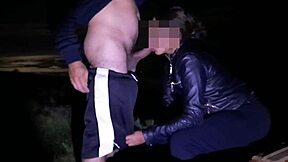 ebony teen takes big cock anal under moonlit beach waves