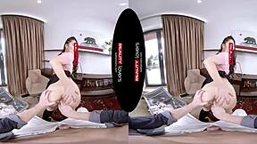 Katana Asian Dragon Rides Monster Cock Cowgirl Reality Blowjob!