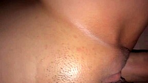 Watch them stretch my wet pussy wide with fat cock creampie!