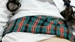 está alumna moja braguitas con orgasmo después escuela rico culo anal creampie grabado