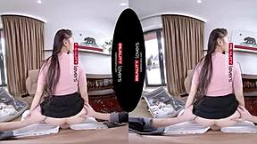 Katana Asian Dragon Rides Monster Cock Cowgirl Reality Blowjob!