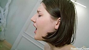 spooktacular anal creampie... margo von teese's skinny ass gapes from toys to atm fun