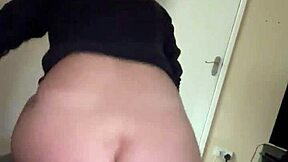 stepbro wakes up and sis sees so she licks his balls before he pounds her pussy doggystyle crazy