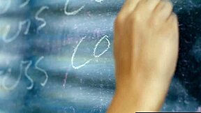 Petite lesbian teen seduces busty Italian milf teacher. Hot classroom submission unfolds.