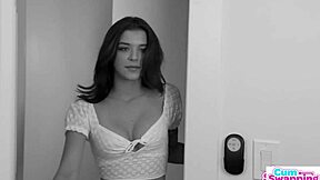 Jade maris and scarlet skies beg jayden to breed their shaved pussies double date.